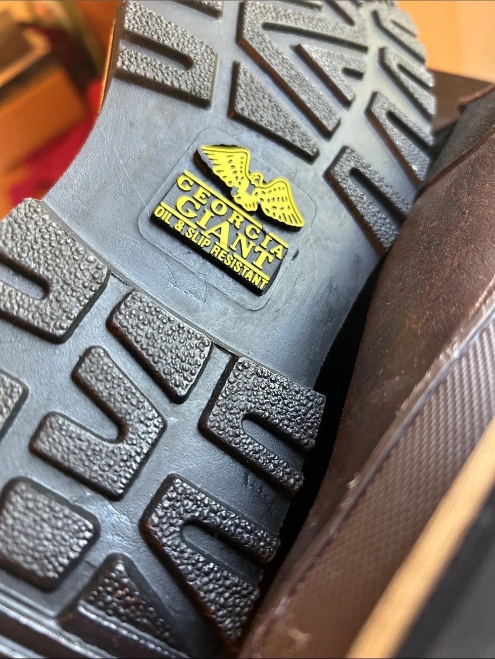 Georgia Boot brown Giant Romeo boot size 7